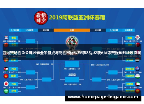 亚冠赛场胜负关键因素全景盘点与制胜密码解析球队战术球员状态赛程裁判环境影响 亚冠赛场胜负关键因素全景盘点与制胜密码解析球队战术球员状态赛程裁判环境影响